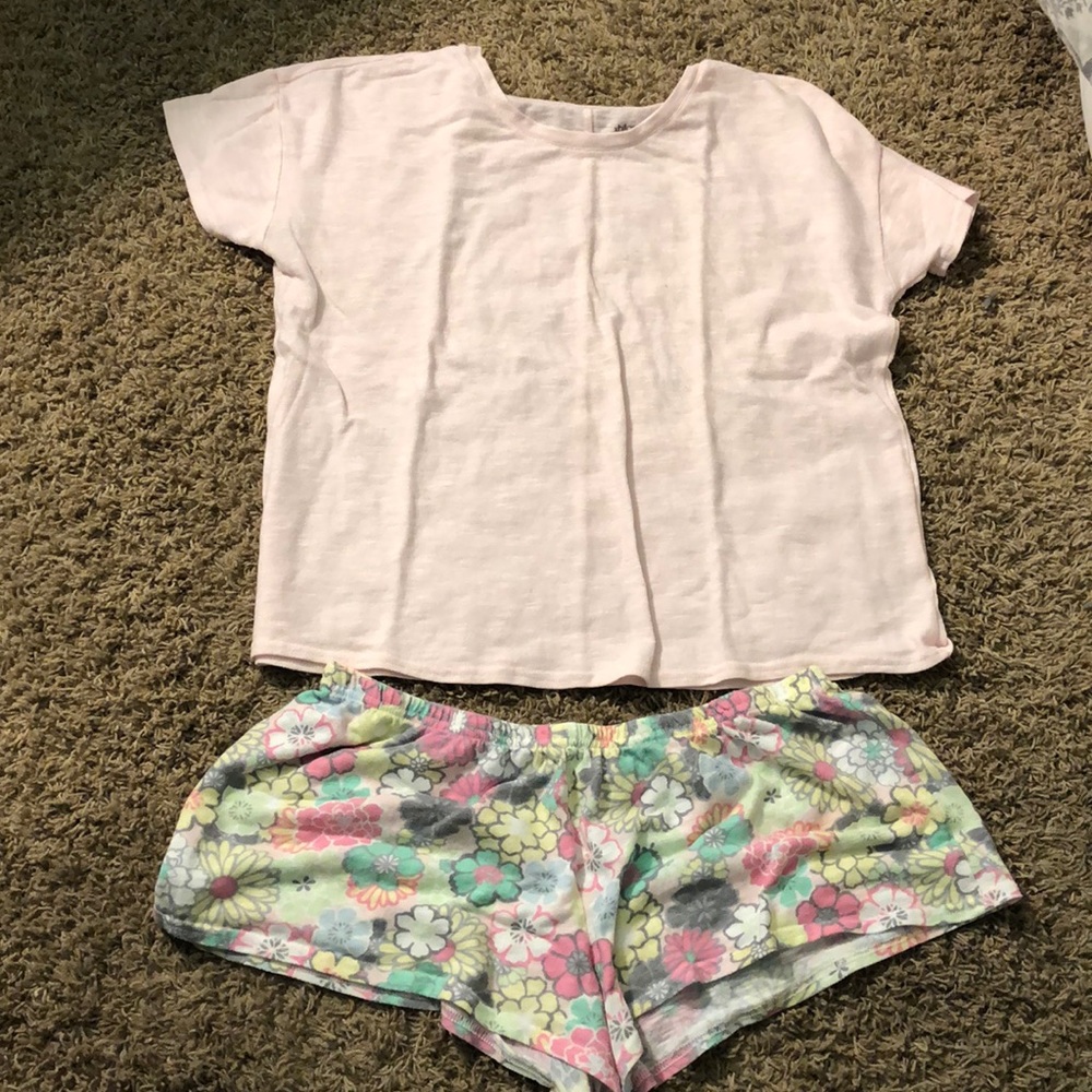 Pajama set- shorts, shirt